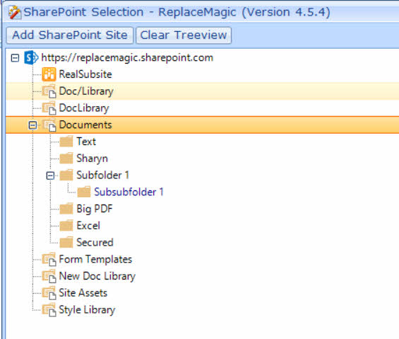 Modalità di autenticazione SharePoint in ReplaceMagic
