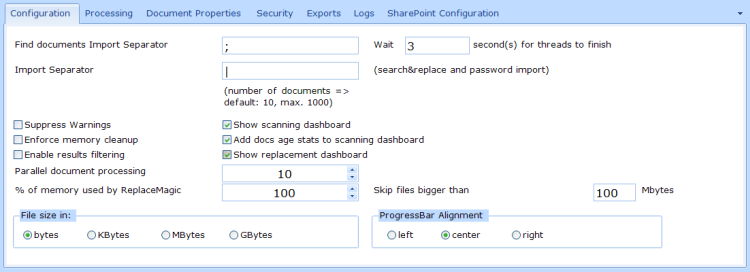 How to configure ReplaceMagic